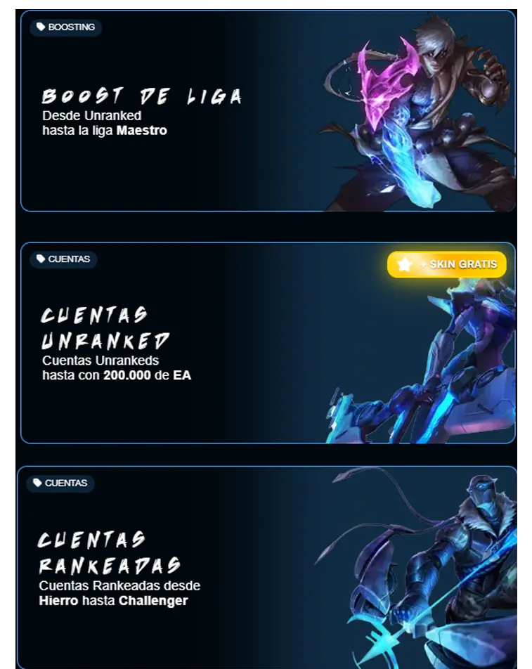 League of legends services